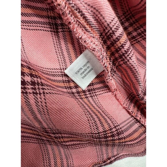 New Lane Bryant Medium‎ Sleeve Square Neck Peplum Blouse Size 22 Pink - Picture 4 of 8